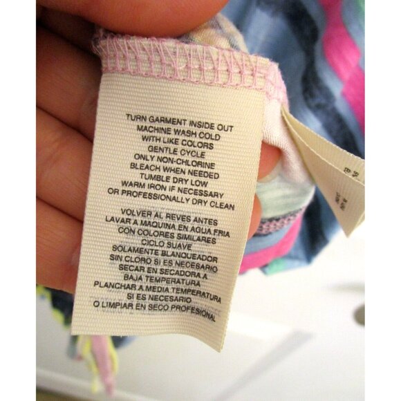 Rachel Roy Curvy Collection Plus Size Stripe Multicolor Sleeveless Top - 3X NWT - Picture 15 of 15